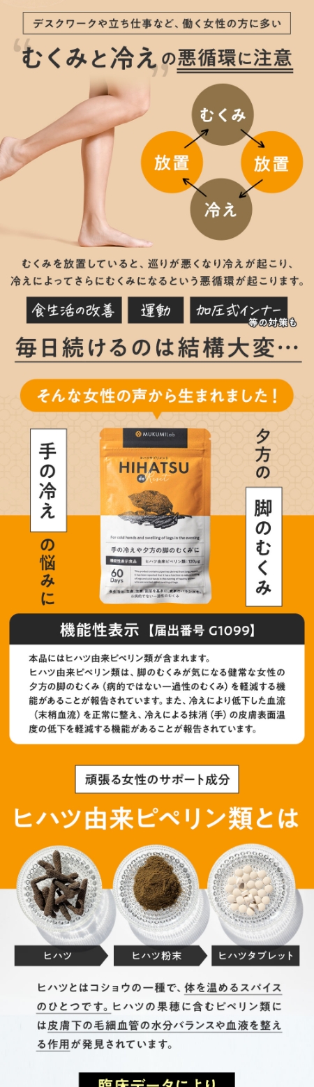 健康サプリメントのLPデザイン制作事例