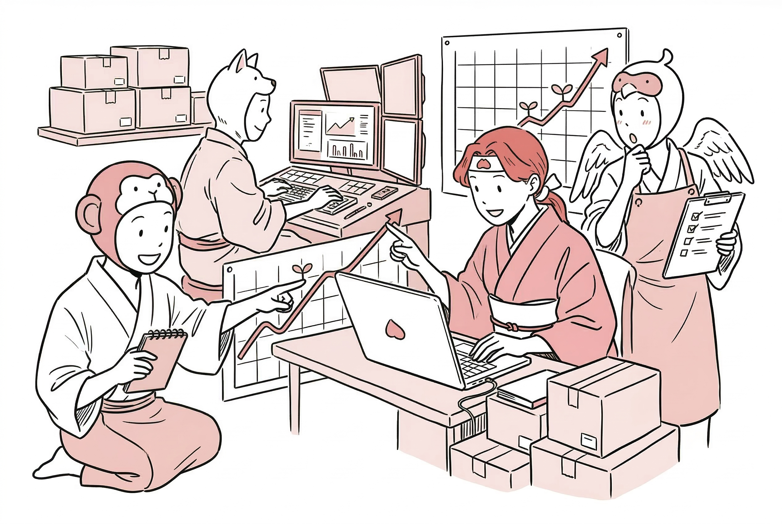 ビジネスのアイデアを共有